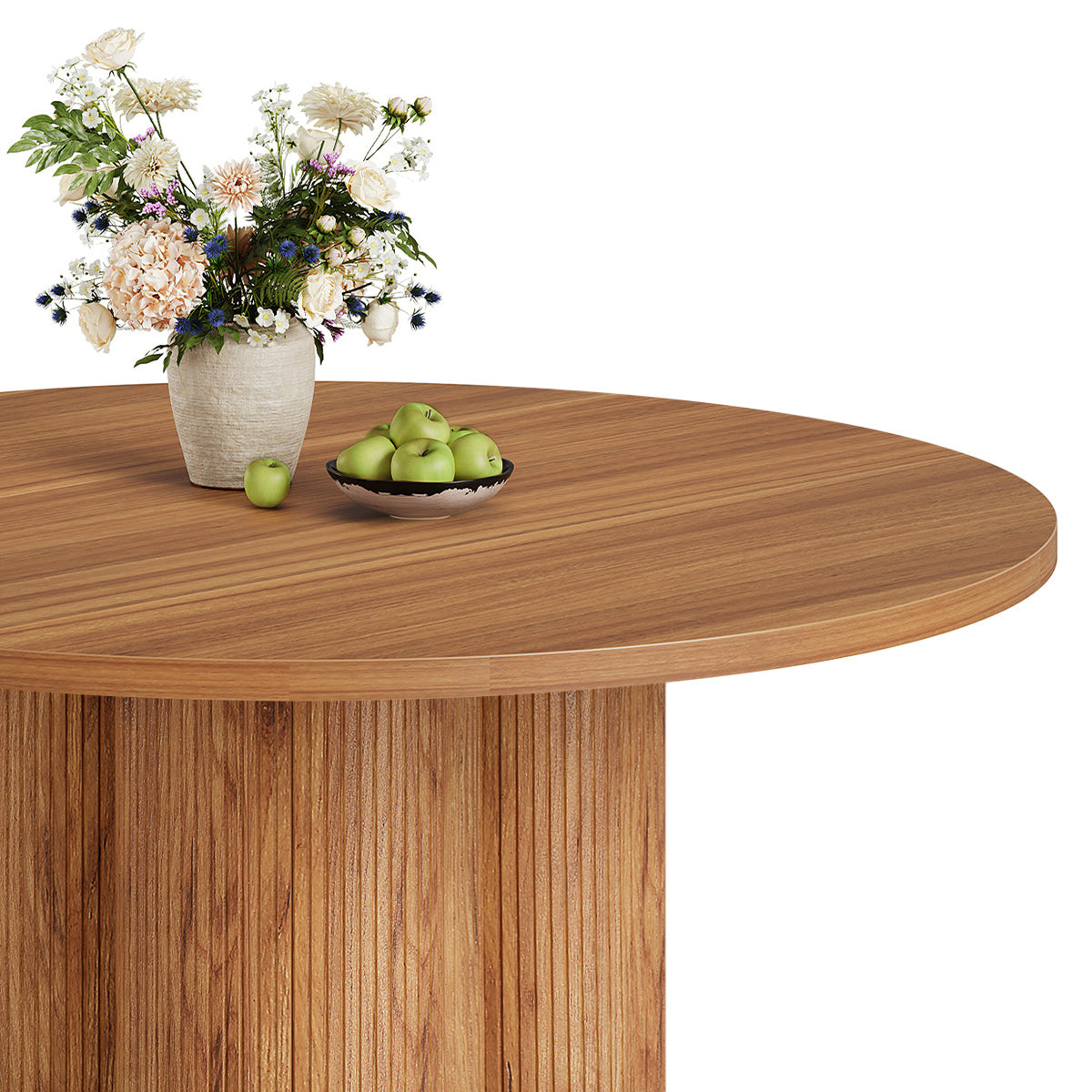 Como 120cm Round Dining Table Oak