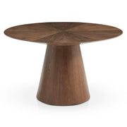 Vanto 130cm Round Walnut Dining Table