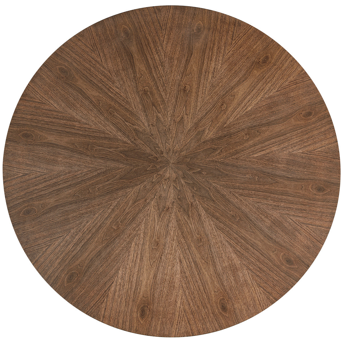 Vanto 130cm Round Walnut Dining Table