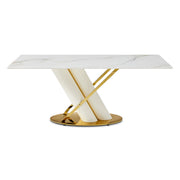 Orla 180cm Gold Dining Table