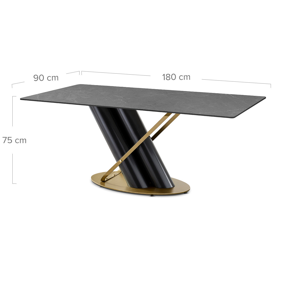 Orla 180cm Brushed Dining Table
