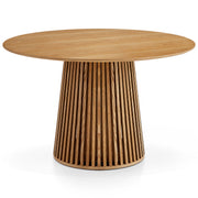 Cuba 120cm Round Dining Table Oak