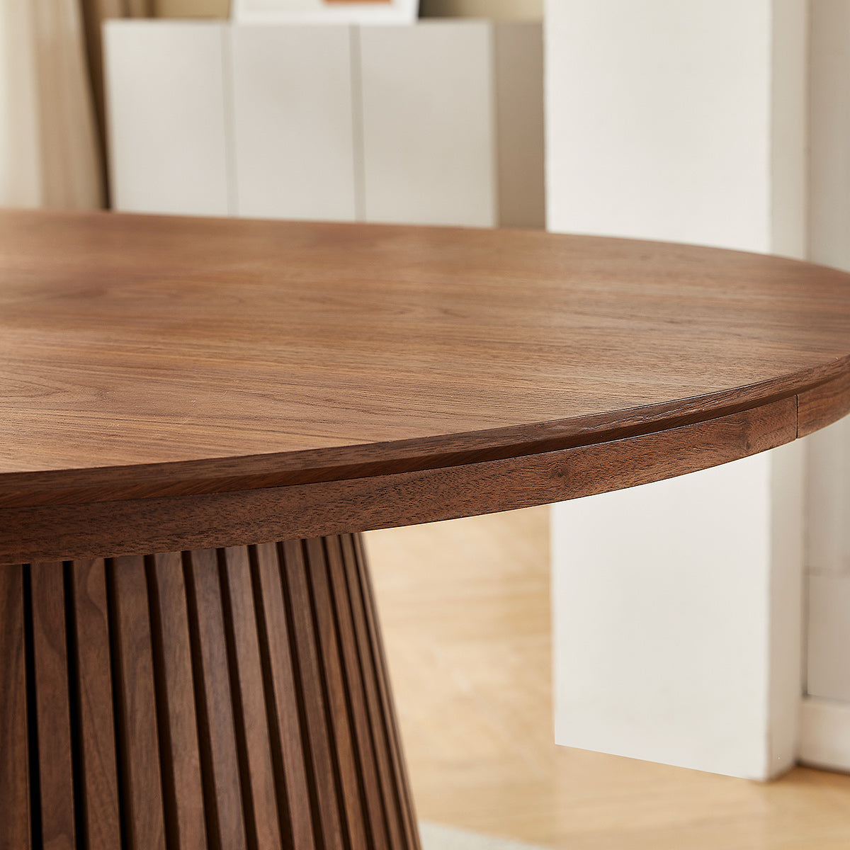 Loma 120-200cm Extending Oval Dining Table Walnut