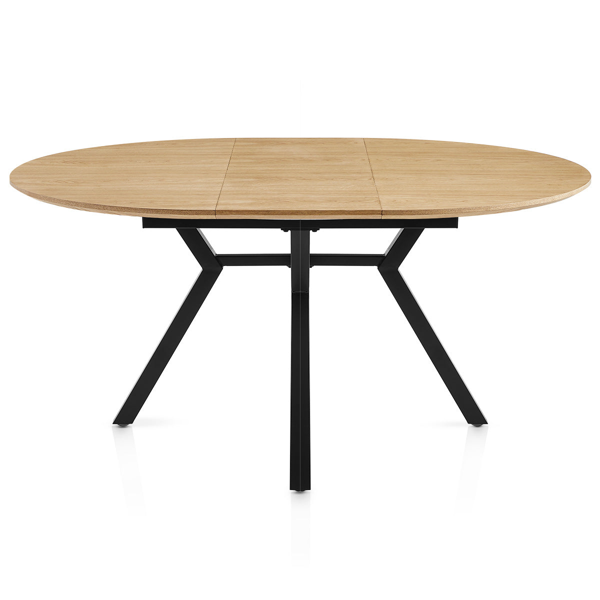 Cleo 120-160cm Extending Oval Dining Table Oak