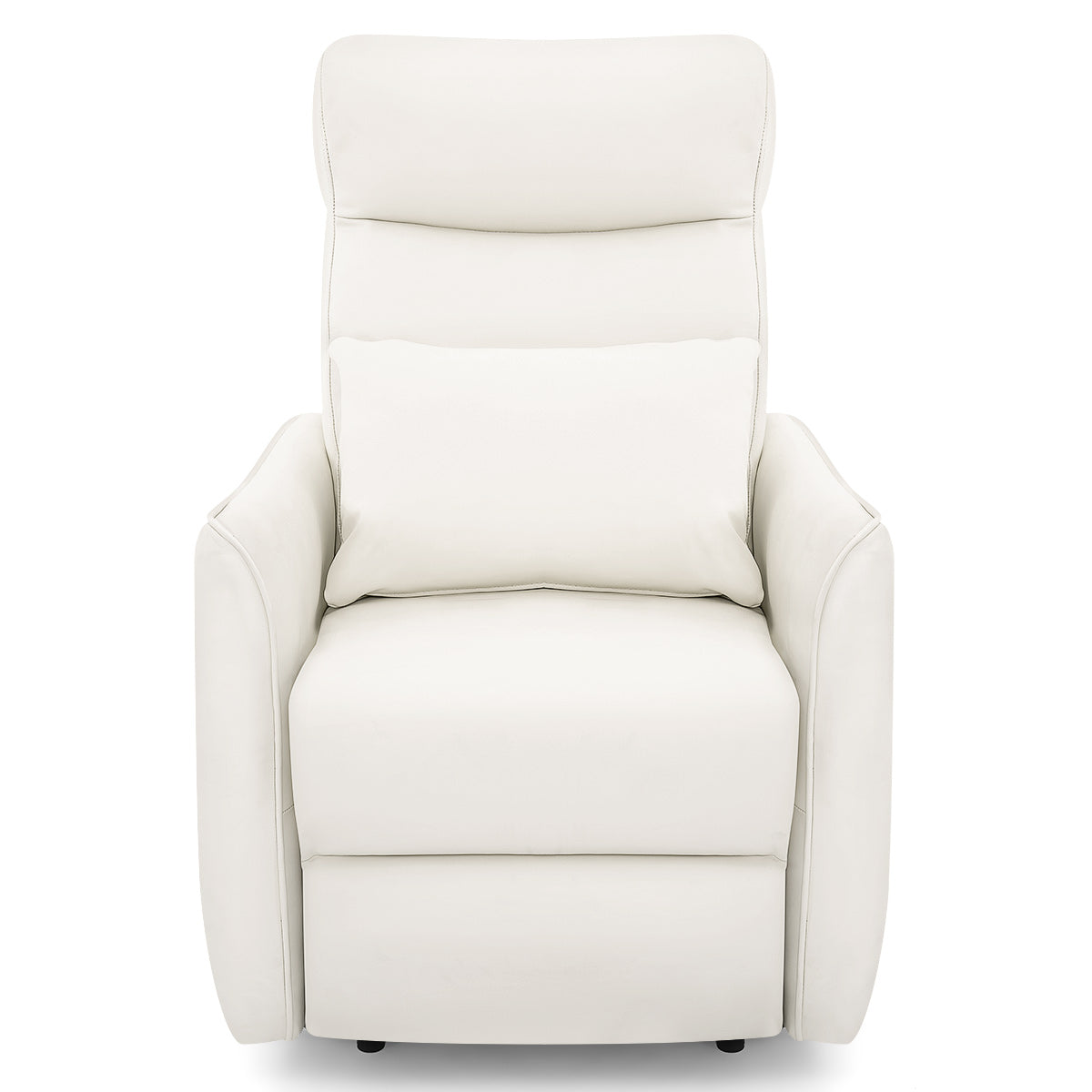 Salisbury Recliner Chair Ivory Real Leather