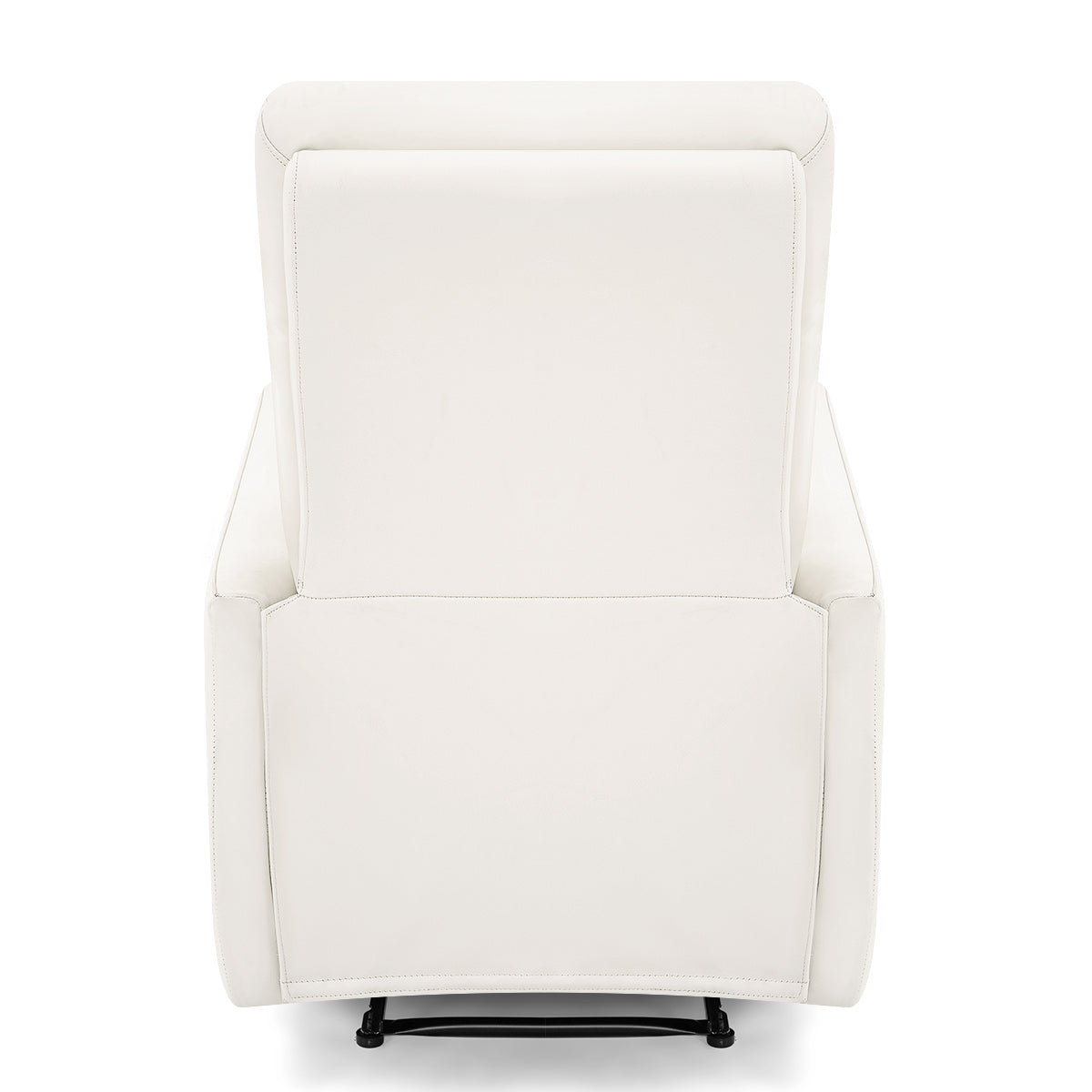 Salisbury Recliner Chair Ivory Real Leather