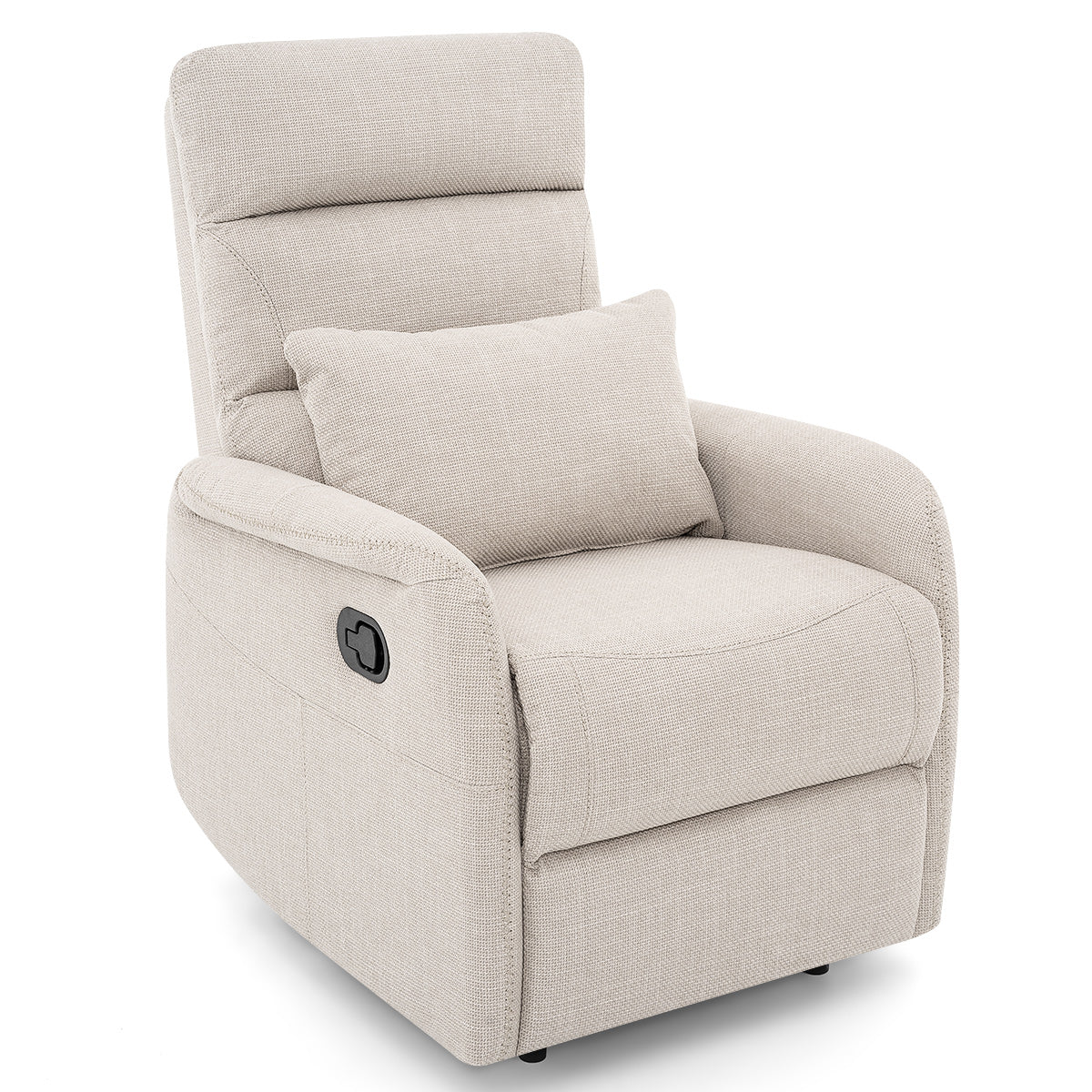 Langford Recliner Chair Tweed Fabric