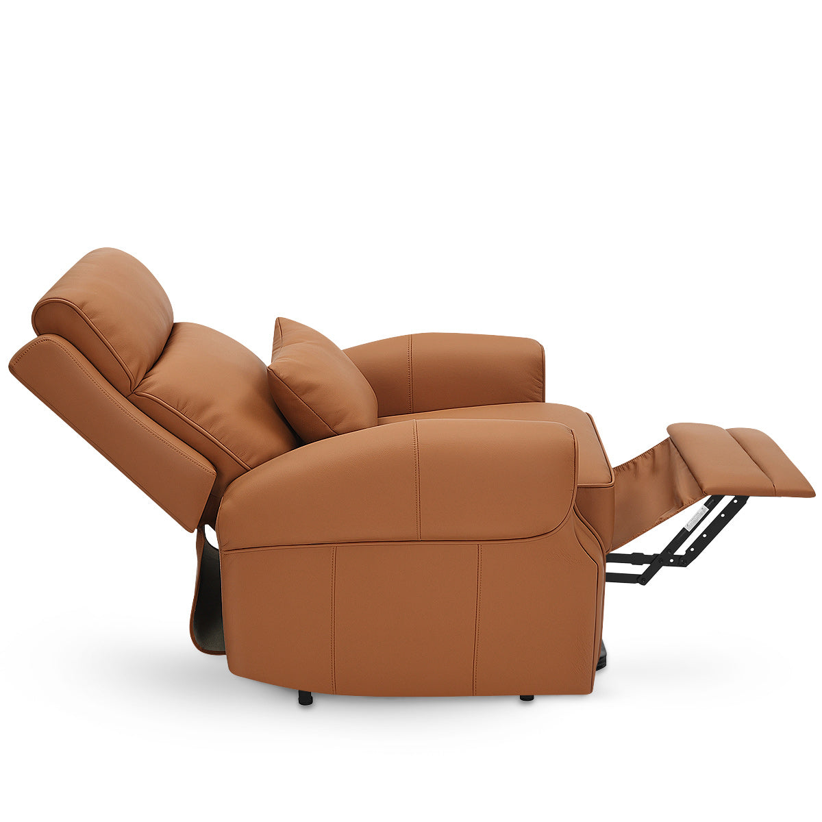Montgomery Power Riser Recliner Chair Tan Eco Leather
