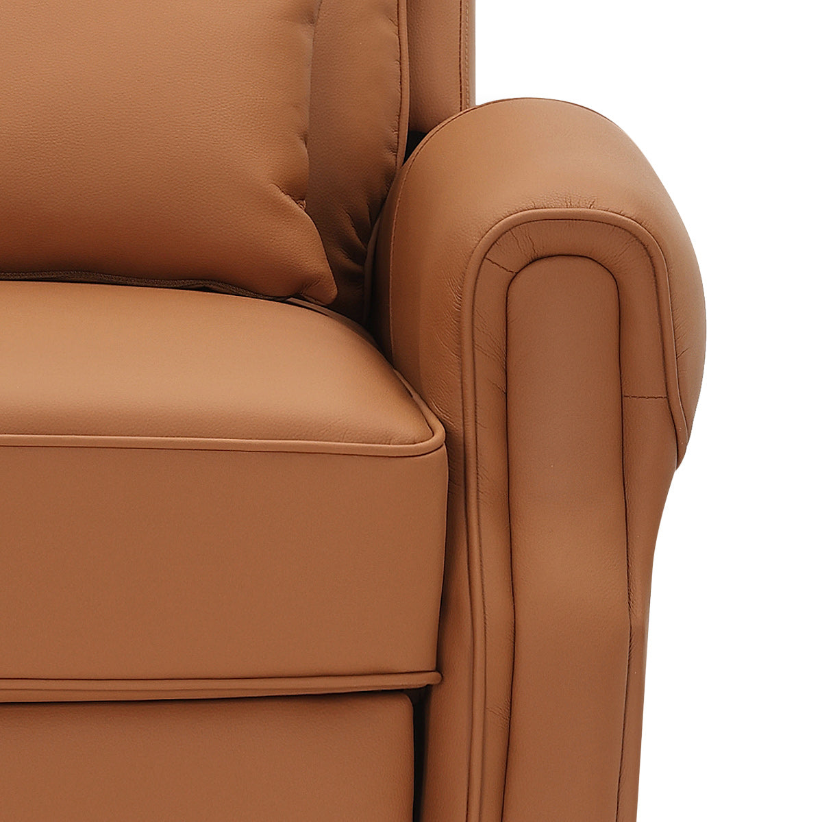 Montgomery Power Riser Recliner Chair Tan Eco Leather