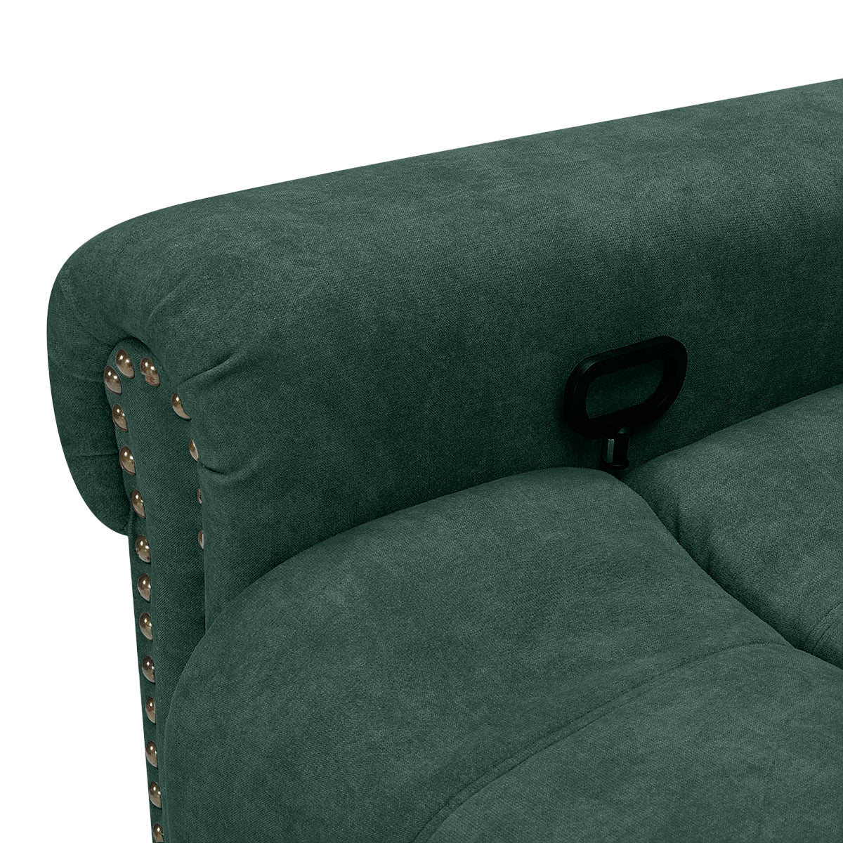 Keats Recliner Chair Green Fabric