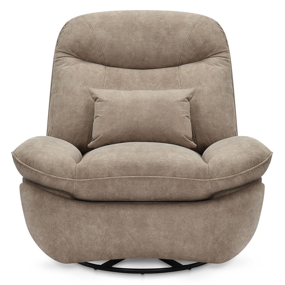 Shelley Power Rocker Recliner Chair Taupe Fabric