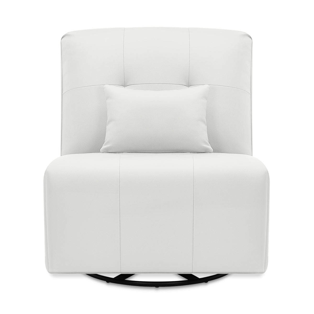 Milton Power Recliner Chair White Eco Leather