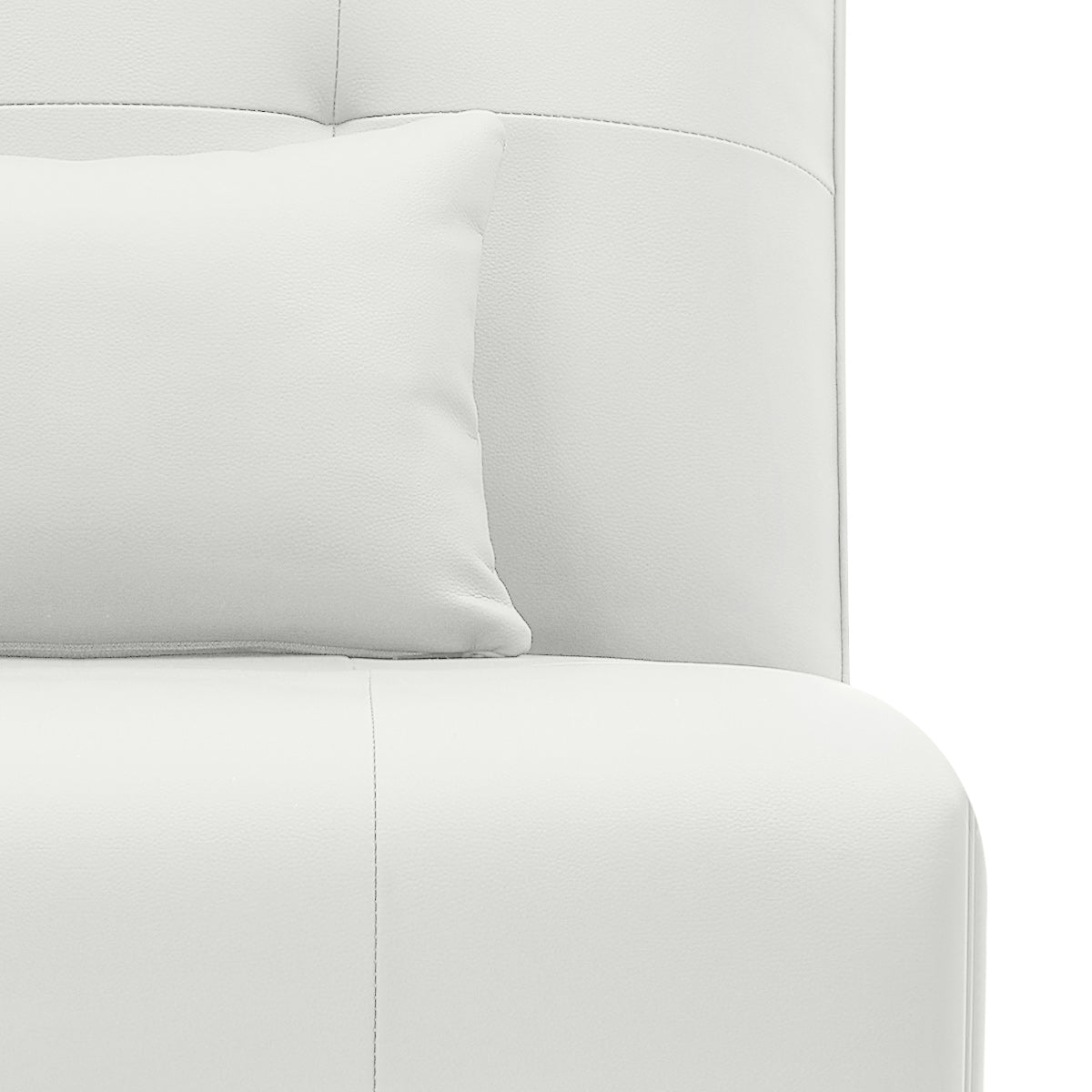 Milton Power Recliner Chair White Eco Leather