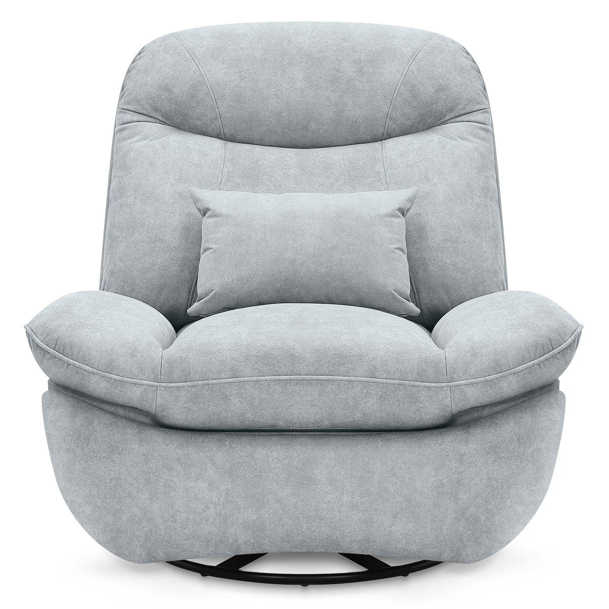 Shelley Power Rocker Recliner Chair Grey Fabric