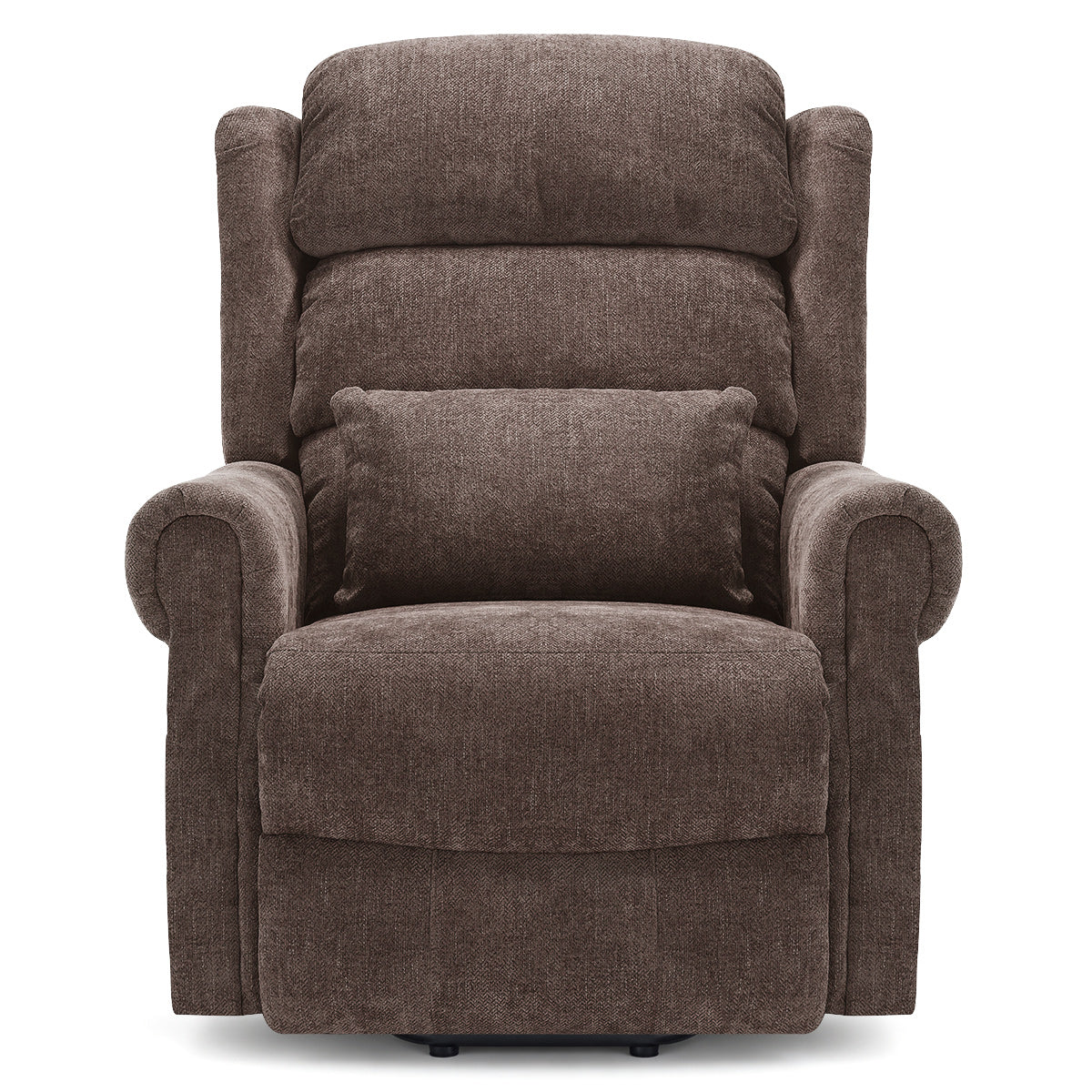 Marlow Charcoal Fabric Pocket Sprung Riser Recliner Chair with Heat & Massage