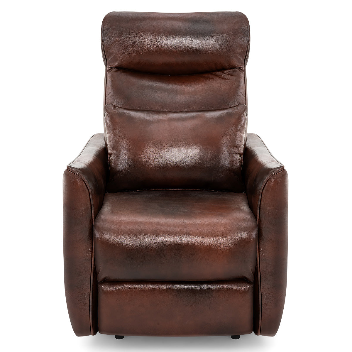 Salisbury Recliner Chair Brown Real Leather