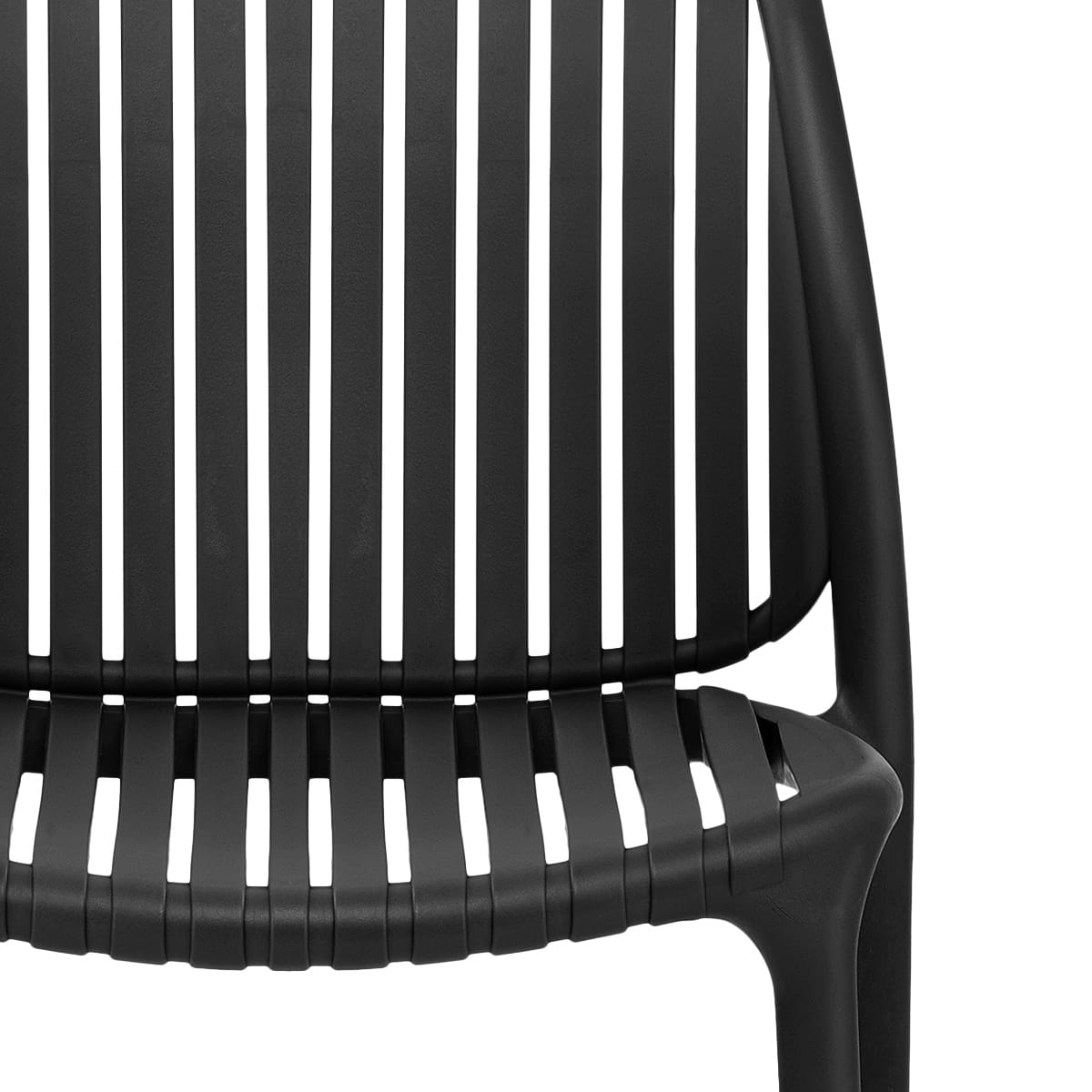 Arlo Stackable Outdoor Chair Black