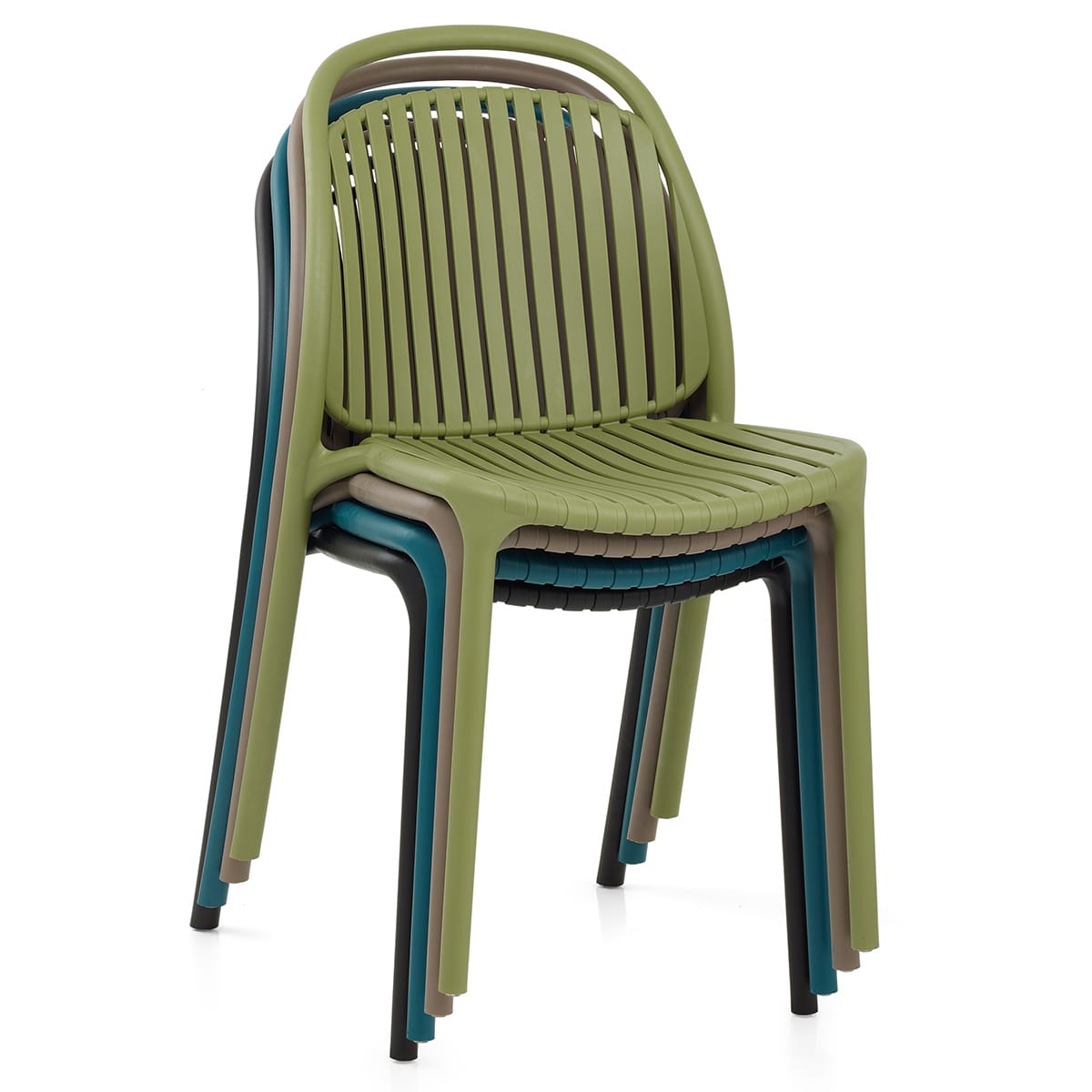 Arlo Stackable Outdoor Chair Black