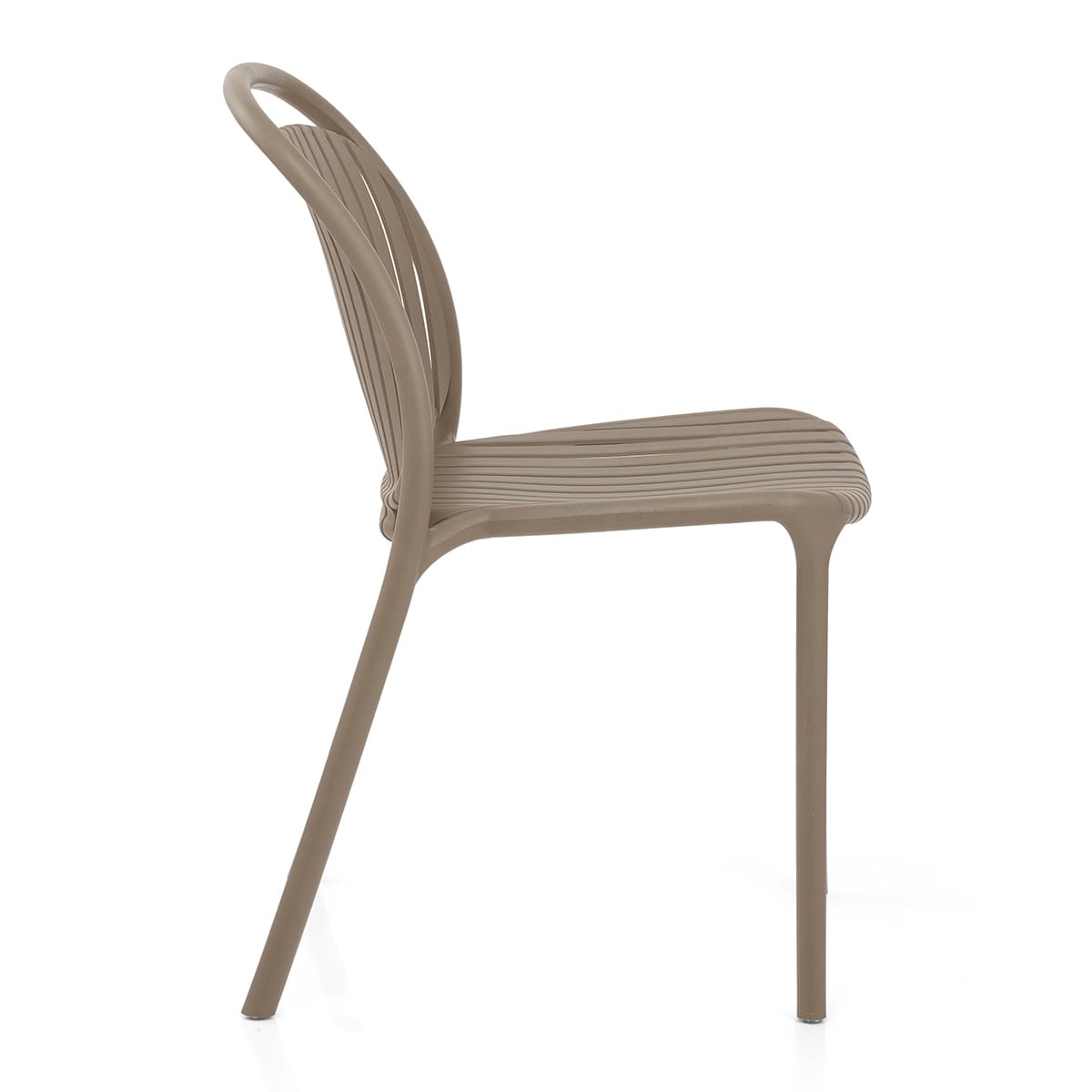 Arlo Stackable Outdoor Chair Brown