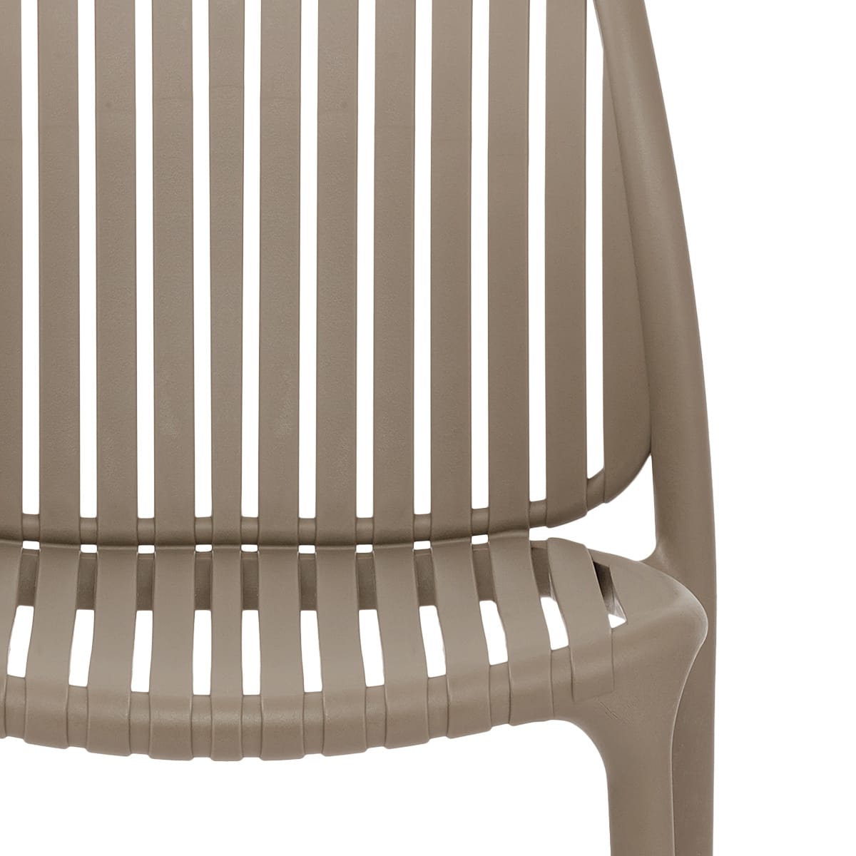 Arlo Stackable Outdoor Chair Brown