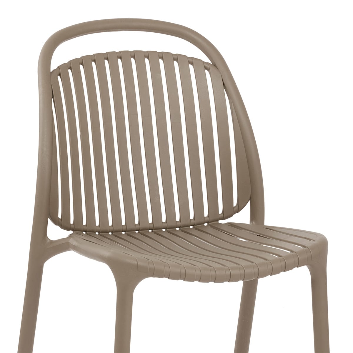 Arlo Stackable Outdoor Chair Brown