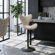 BB Swivel Stool Cream Fabric
