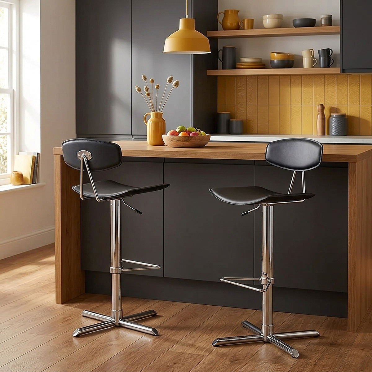 Blade Bar Stool Black