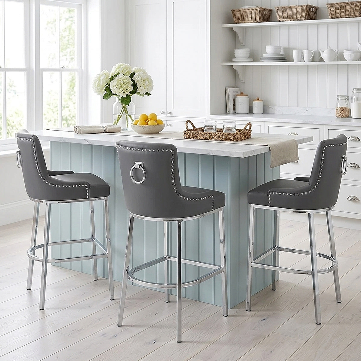 Bliss Bar Stool Grey
