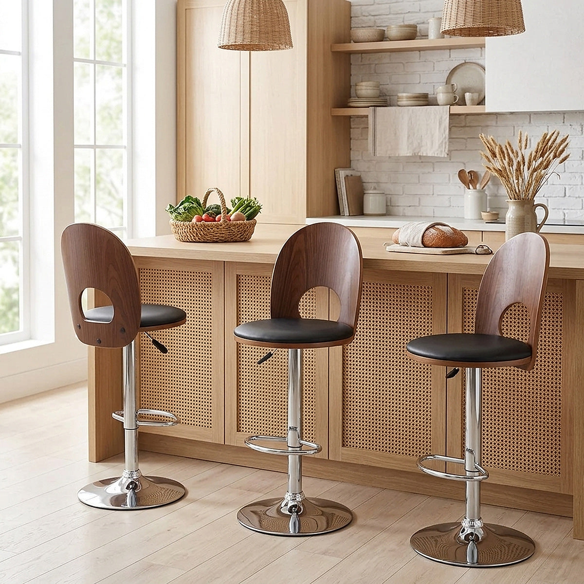 Bolero Wooden Stool Black