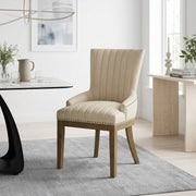 Chiltern Oak Dining Chair Beige