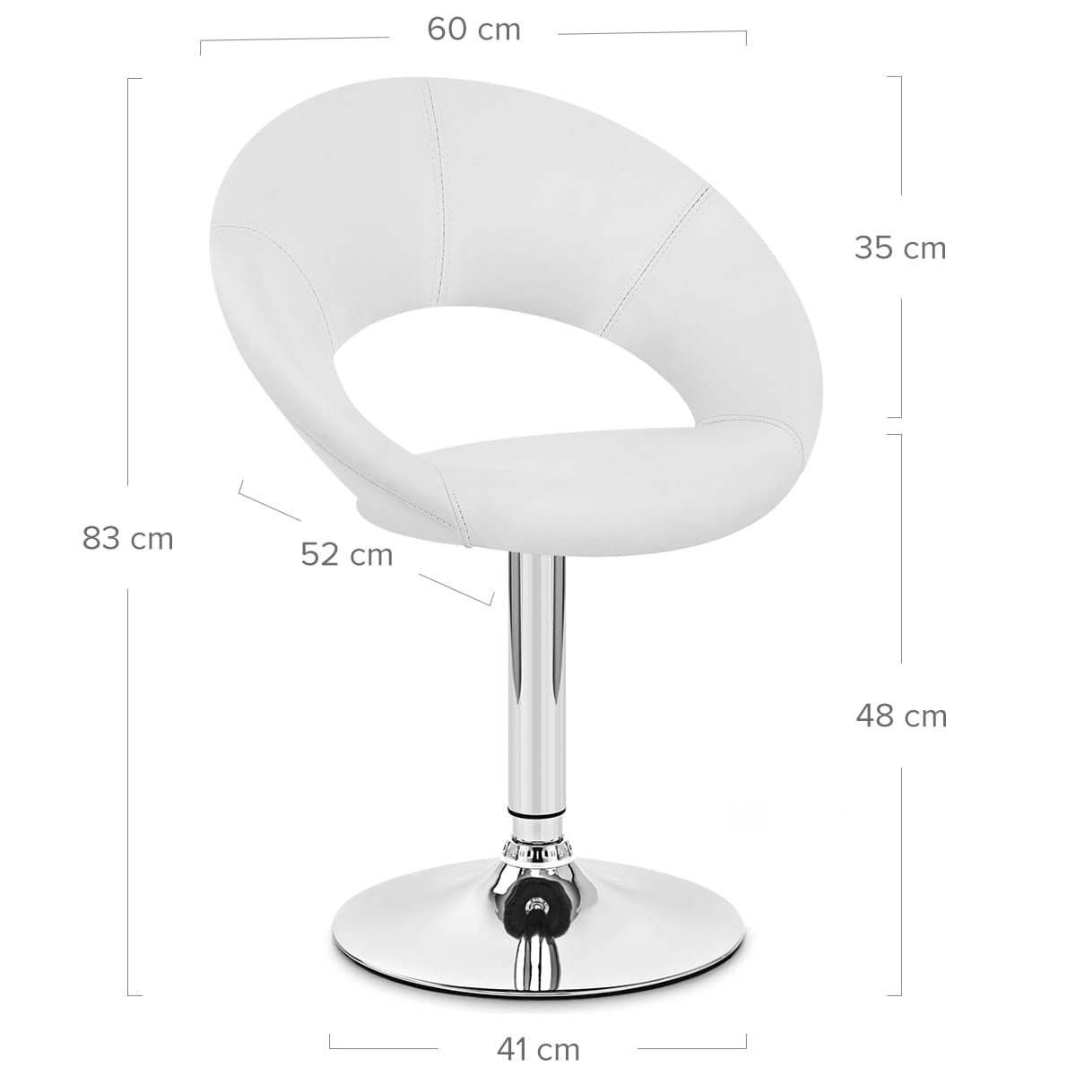 Clementine Chair White