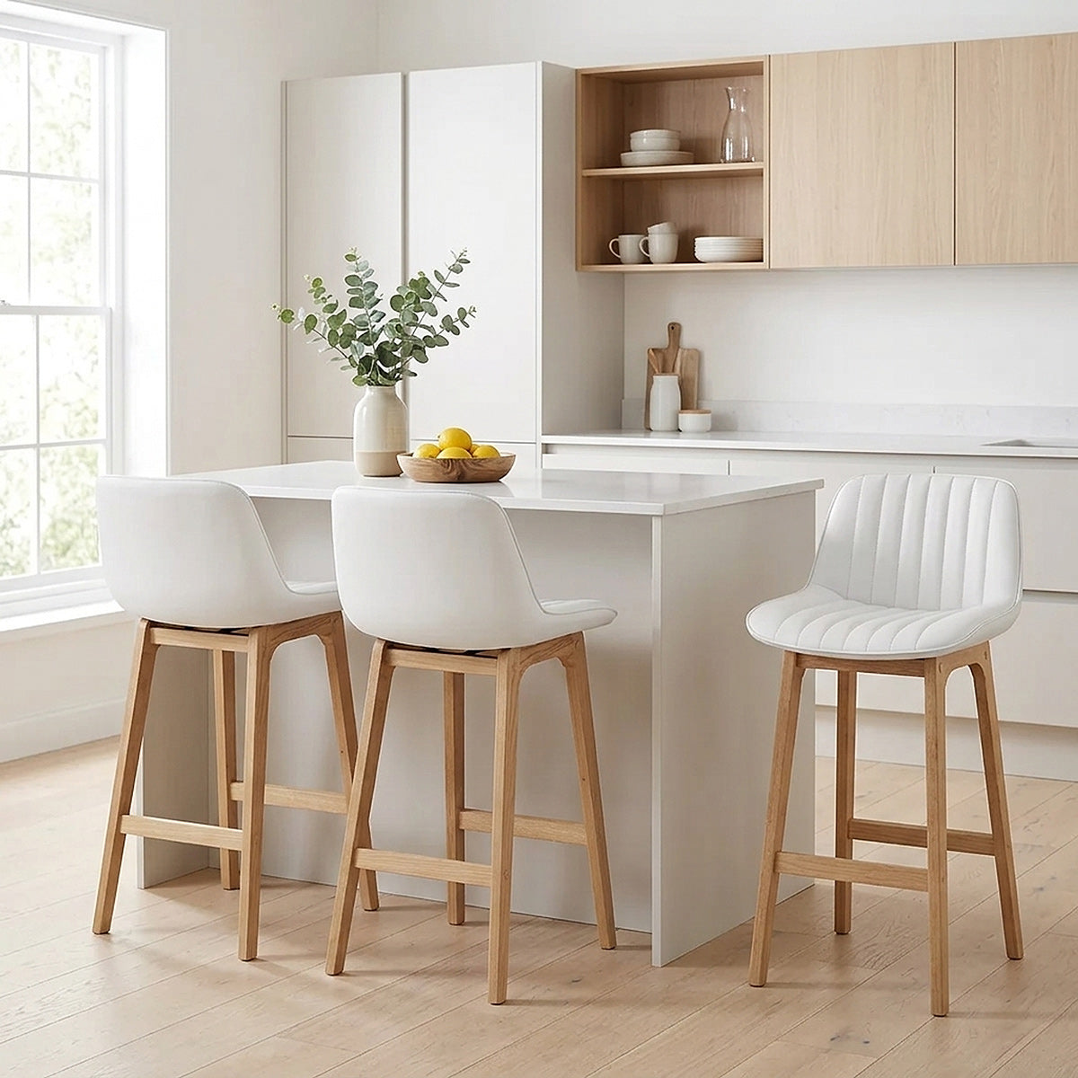 Cove Bar Stool White