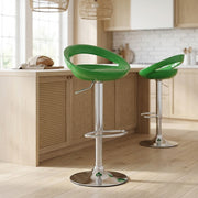 Crescent Bar Stool Green