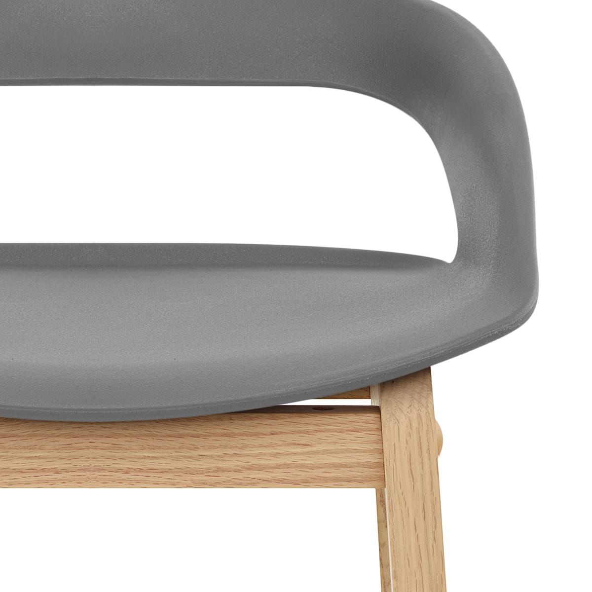 Crew Wooden Bar Stool Grey