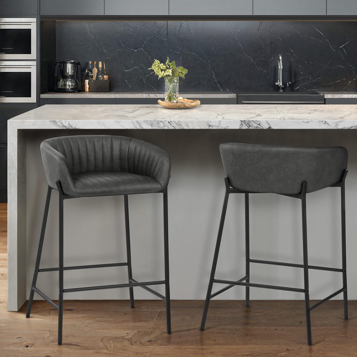 Cub Bar Stool Antique Grey