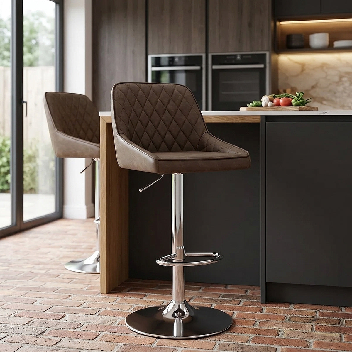 Darwin Bar Stool Brown