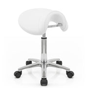Deluxe Saddle Stool White