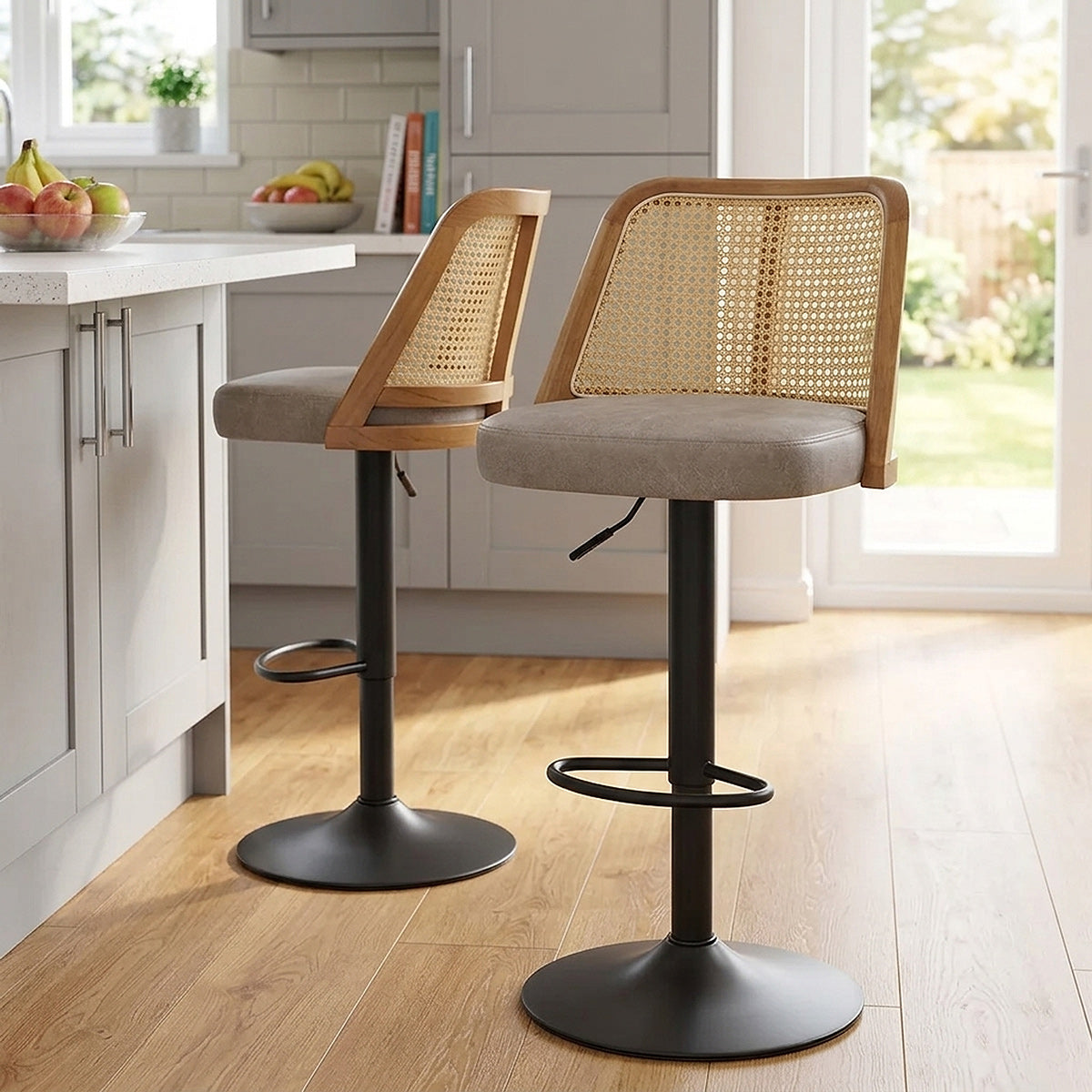 Drew Bar Stool Taupe