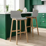 Drift Oak & Light Grey Bar Stool
