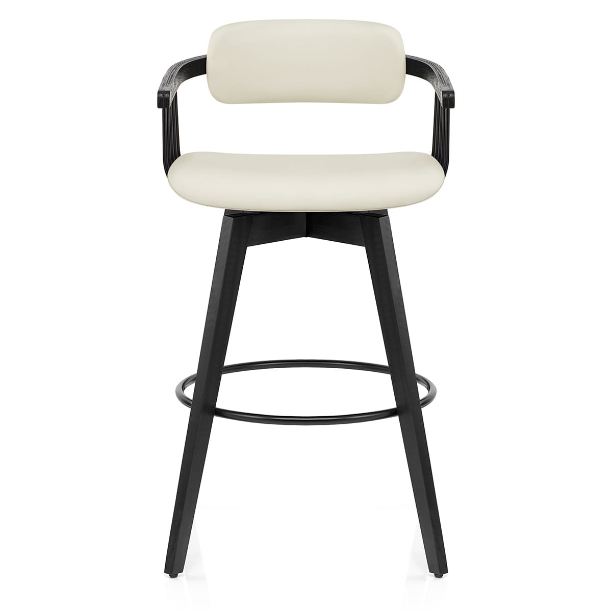 Electra Real Leather Stool Cream