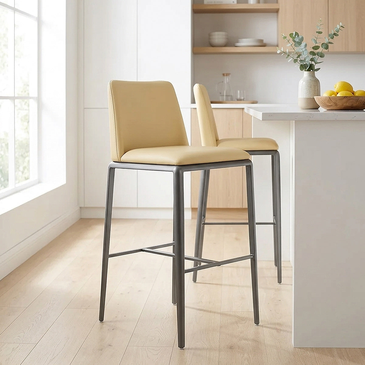 Elise Bar Stool Yellow