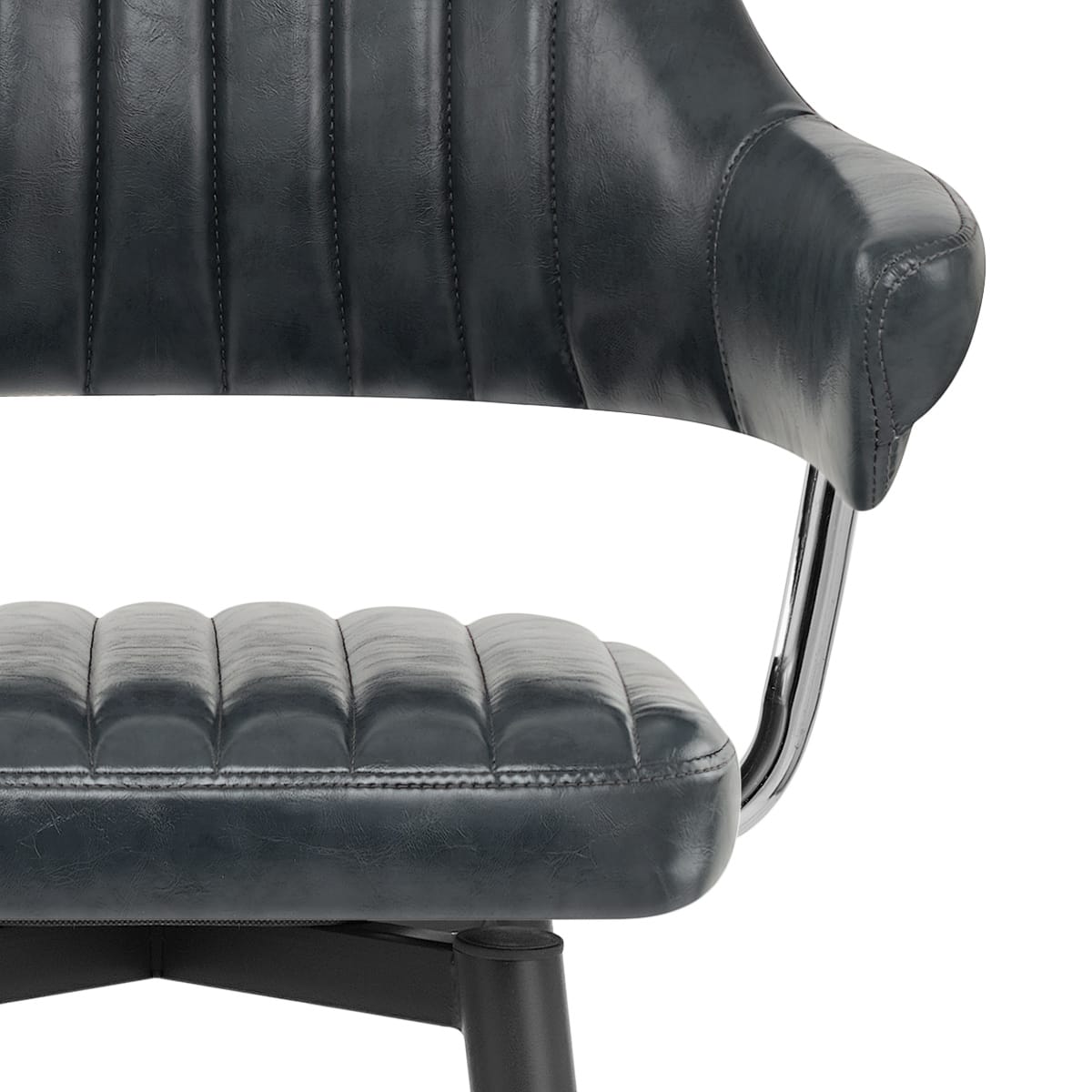 Emily Bar Stool Antique Midnight Blue