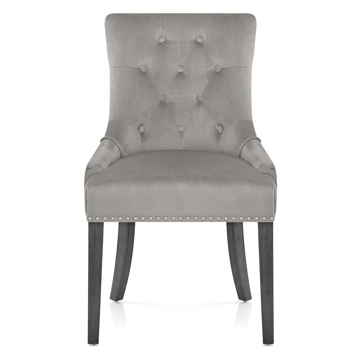 Etienne Dining Chair Grey Velvet