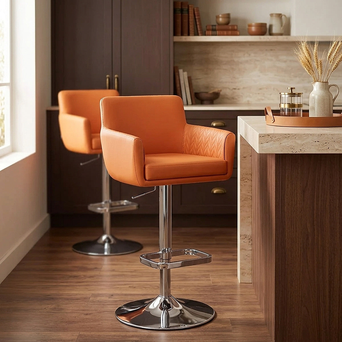 Felipe Bar Stool Orange