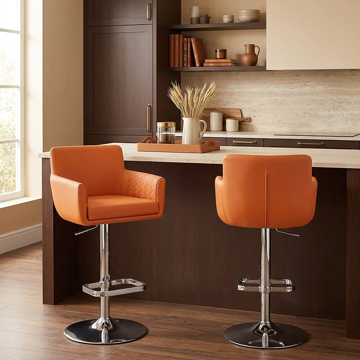 Felipe Bar Stool Orange