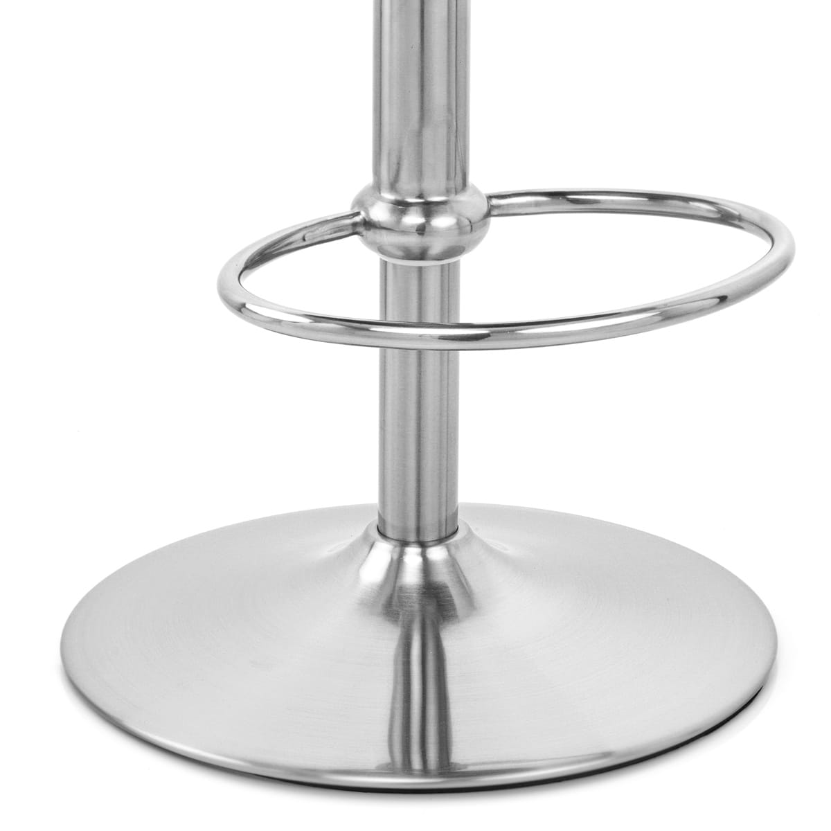 Ferrero Brushed Steel Bar Stool Grey