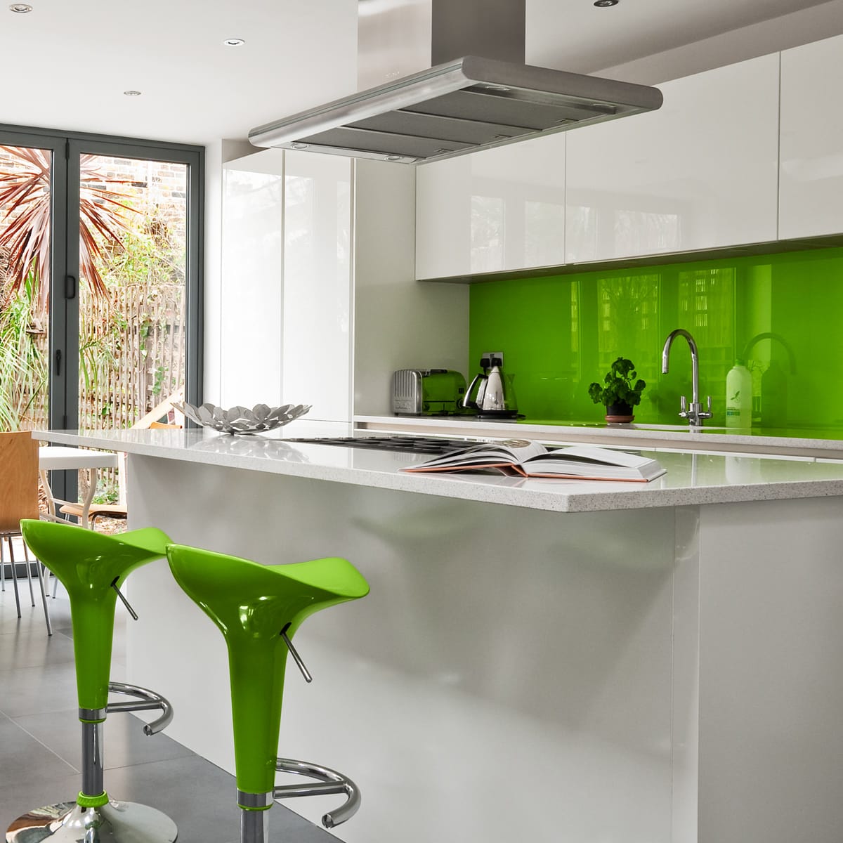 Gloss Coco Bar Stool Green