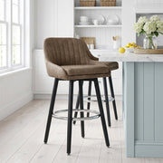 Hamilton Bar Stool Antique Brown