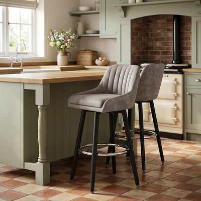 Hamilton Bar Stool Antique Grey