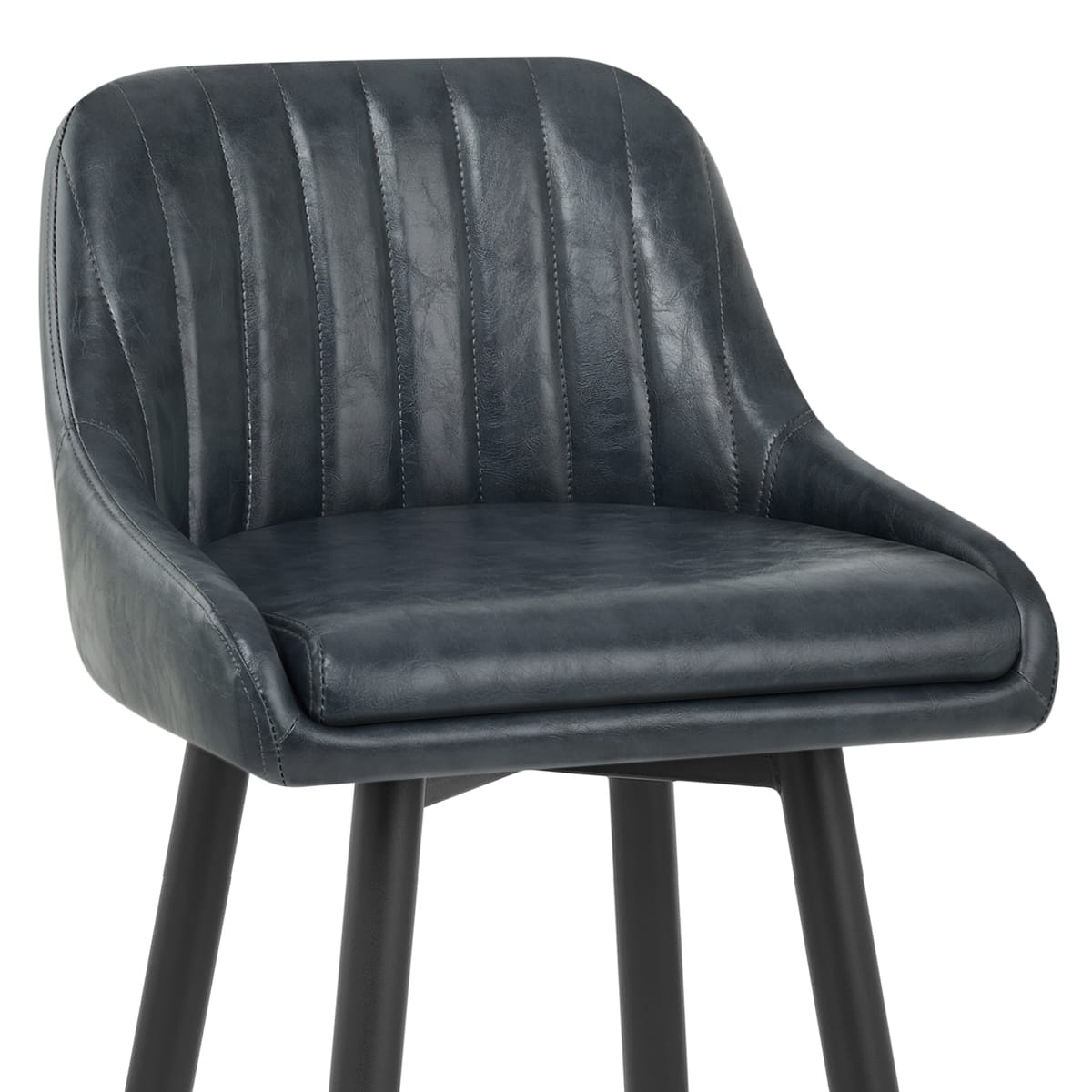 Hamilton Bar Stool Antique Midnight Blue